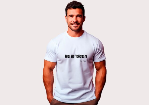 T-Shirt_Branca_He_isRisen